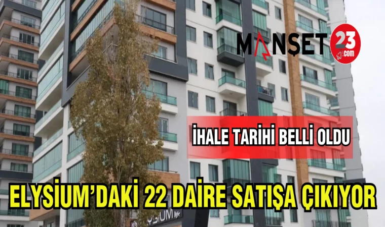 ELYSİUM'DAKİ 22 DAİRE SATIŞA ÇIKIYOR