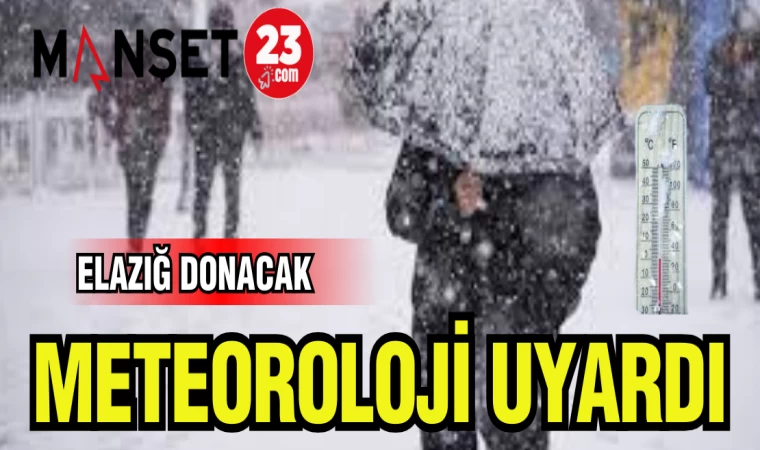 METEOROLOJİ UYARDI
