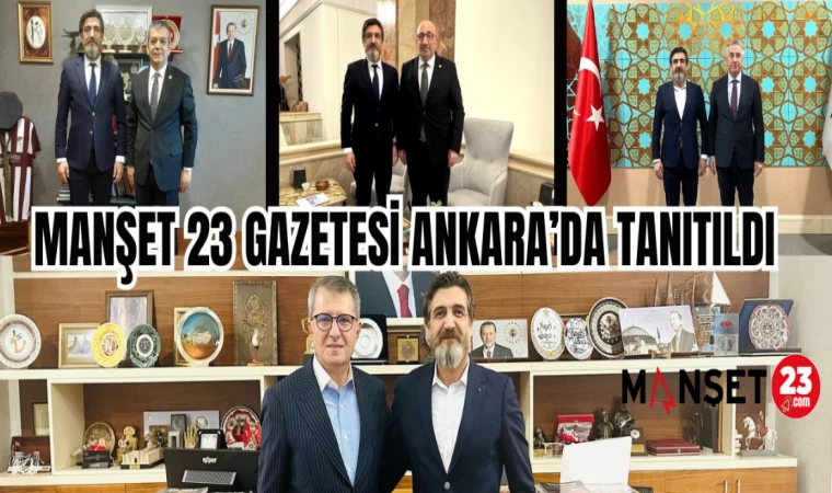 MANŞET 23 GAZETESİ ANKARA’DA TANITILDI