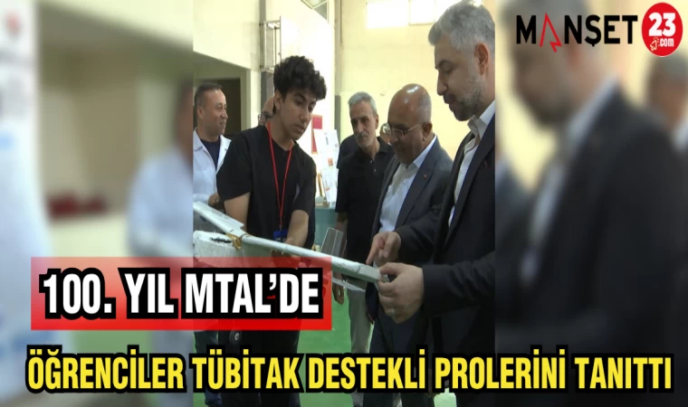 100.YIL MTL'DE ÖĞRENCİLER TÜBİTAK DESTEKLİ PROJELERİNİ TANITTI