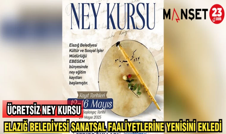 ELAZIĞ BELEDİYESİ SANATSAL FAALİYETLERİNE YENİSİNİ EKLEDİ