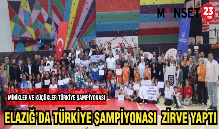 ELAZIĞ'DA TÜRKİYE ŞAMPİYONASI ZİRVE YAPTI