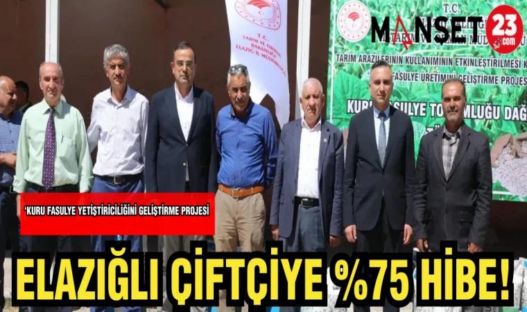 ELAZIĞ'LI ÇİFTÇİYE %75 HİBE!