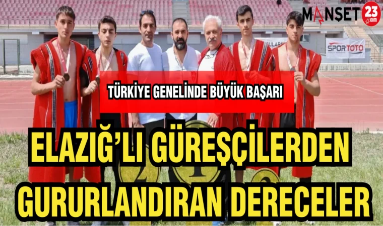 ELAZIĞ’LI GÜREŞÇİLERDEN GURURLANDIRAN DERECELER