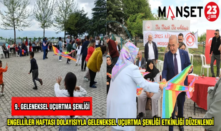 ENGELLİLER HAFTASI DOLAYISIYLA GELENEKSEL UÇURTMA ŞENLİĞİ ETKİNLİĞİ DÜZENLENDİ