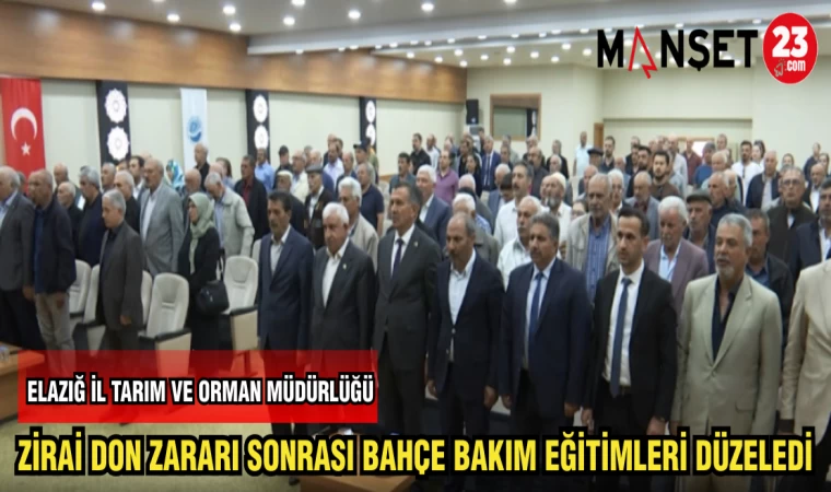 İL TARIM VE ORMAN MÜDÜRLÜĞÜ ZİRAİ DON ZARARI SONRASI BAHÇE BAKIM EĞİTİMLERİ DÜZENLEDİ