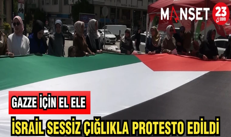 İSRAİL SESSİZ ÇIĞLIKLA PROTESTO EDİLDİ