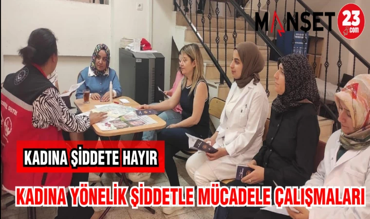 KADINA YÖNELİK ŞİDDETLE MÜCADELE ÇALIŞMALARI