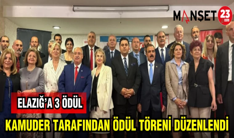 KAMUDER TARAFINDAN ÖDÜL TÖRENİ DÜZENLENDİ
