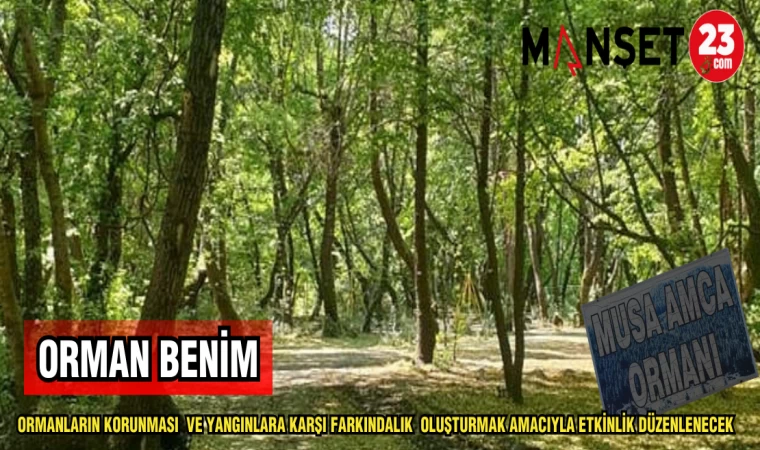 ORMANLARIN KORUNMASI VE YANGINLARA KARŞI FARKINDALIK OLUŞTURMAK AMACIYLA ETKİNLİK DÜZENLENECEK