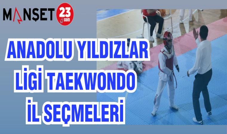 ANADOLU YILDIZLAR LİGİ TAEKWONDO İL SEÇMELERİ
