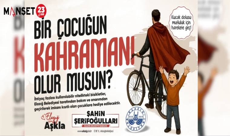 "BİR ÇOCUĞUN KAHRAMANI OLURMUSUN"