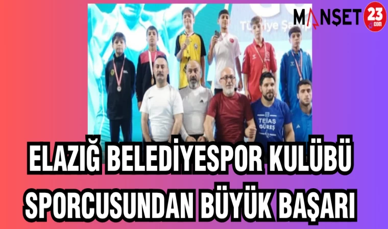 ELAZIĞ BELEDİYESPOR KULUBÜ SPORCUSUNDAN BÜYÜK BAŞARI