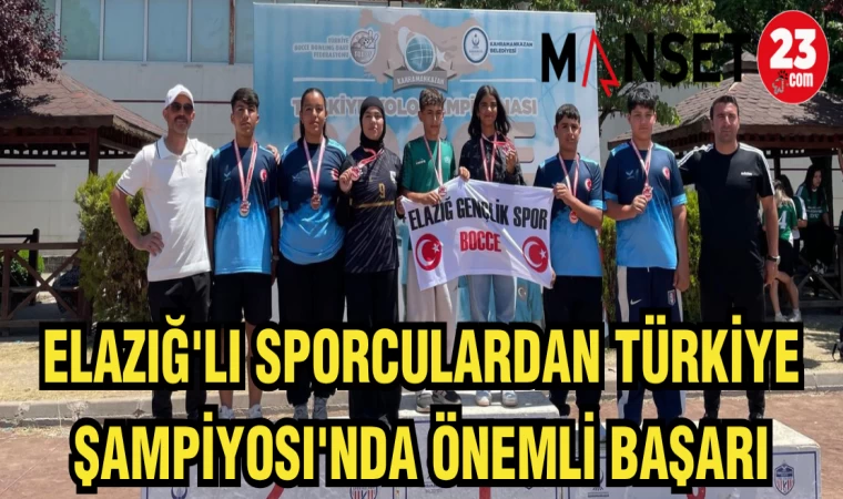 ELAZIĞ'LI SPORCULARDAN TÜRKİYE ŞAMPİYOSI'NDA ÖNEMLİ BAŞARI