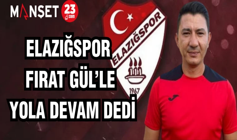 ELAZIĞSPOR FIRAT GÜL'LE YOLA DEVAM DEDİ