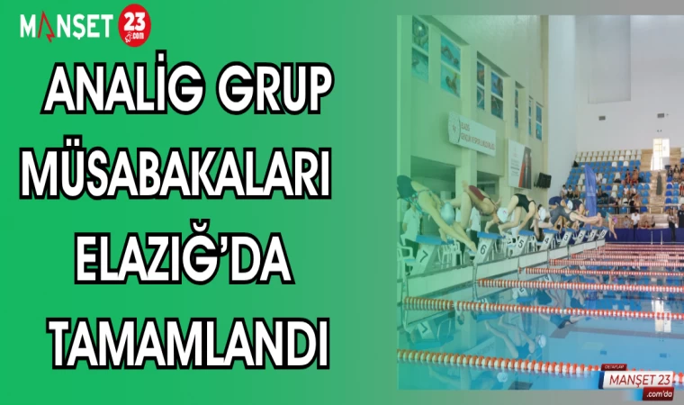 ANALİG GRUP MÜSABAKALARI ELAZIĞ'DA TAMAMLANDI