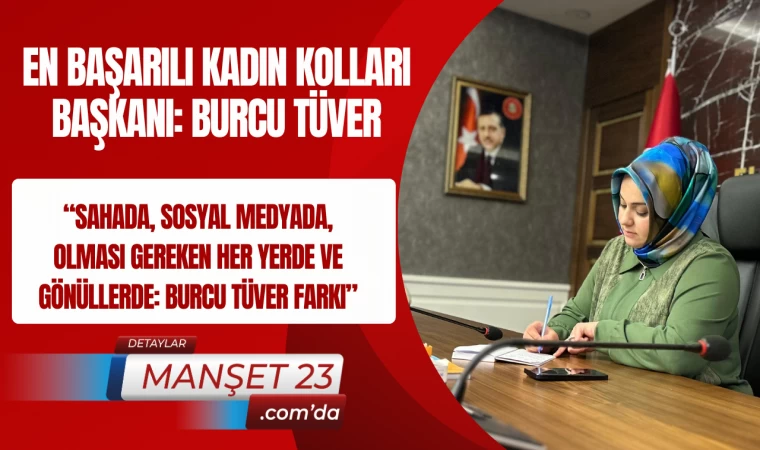 EN BAŞARILI KADIN KOLLARI BAŞKANI: BURCU TÜVER