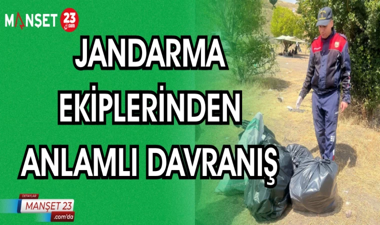 JANDARMA EKİPLERİNDEN ANLAMLI DAVRANIŞ