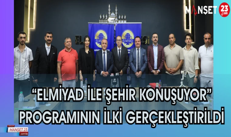 “ELMİYAD İle Şehir Konuşuyor” Programının İlki Gerçekleştirildi