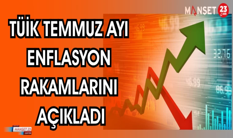 TÜİK TEMMUZ AYI ENFLASYON RAKAMLARINI AÇIKLADI