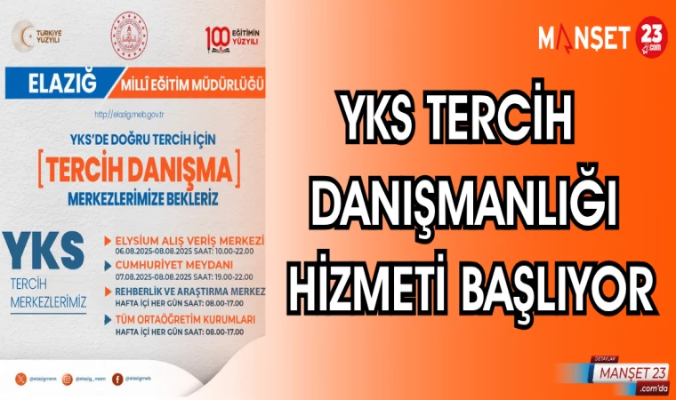 YKS TERCİH DANIŞMANLIĞI HİZMETİ BAŞLIYOR