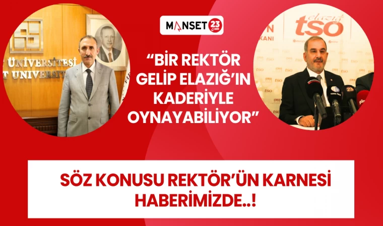 ETSO Başkanı İdris Alan’dan Fırat Üniversitesi Hastanesi Kararına Sert Tepki