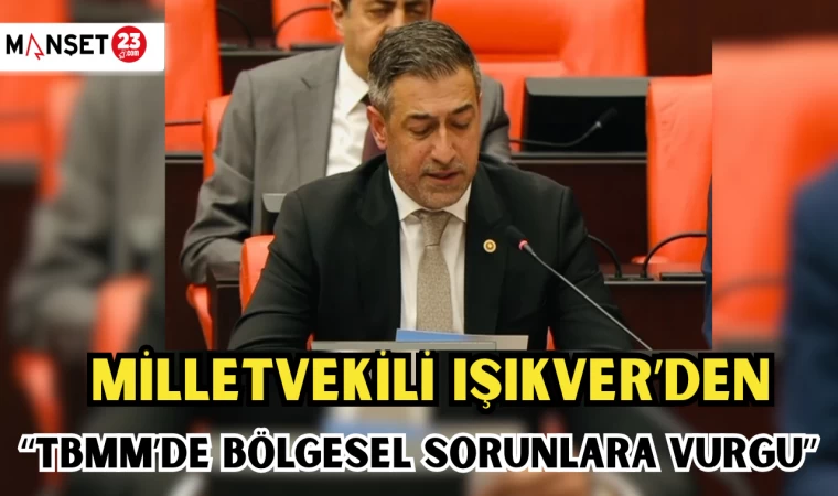 MİLLETVEKİLİ IŞIKVE'DEN "TBMM'DE BÖLGESEL SORUNLARA VURGU"