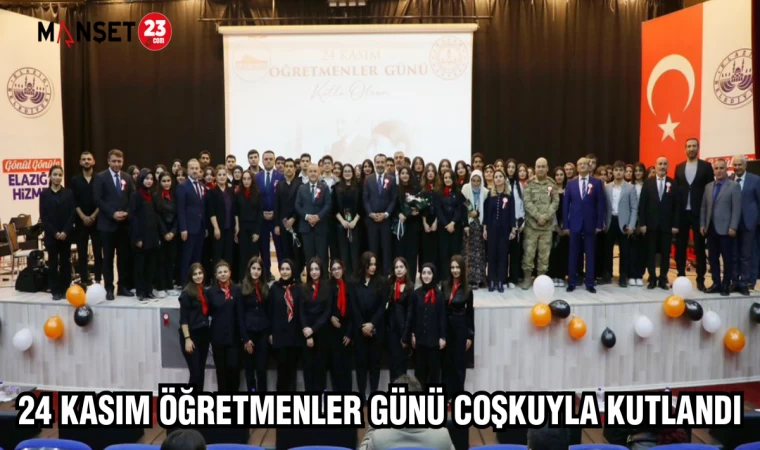 24 KASIM ÖĞRETMENLER GÜNÜ COŞKUYLA KUTLANDI