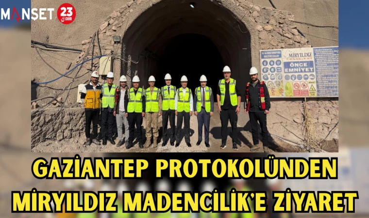 Gaziantep Protokolünden Miryıldız Madencilik'e Ziyaret
