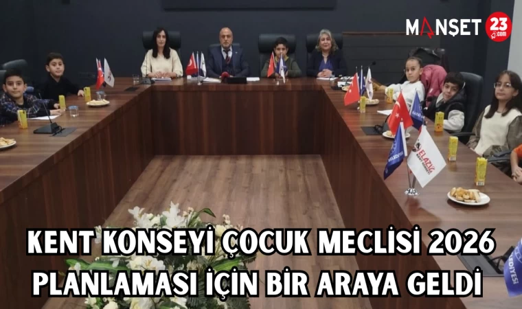 Kent Konseyi Çocuk Meclisi 2026 Planlaması İçin Bir Araya Geldi