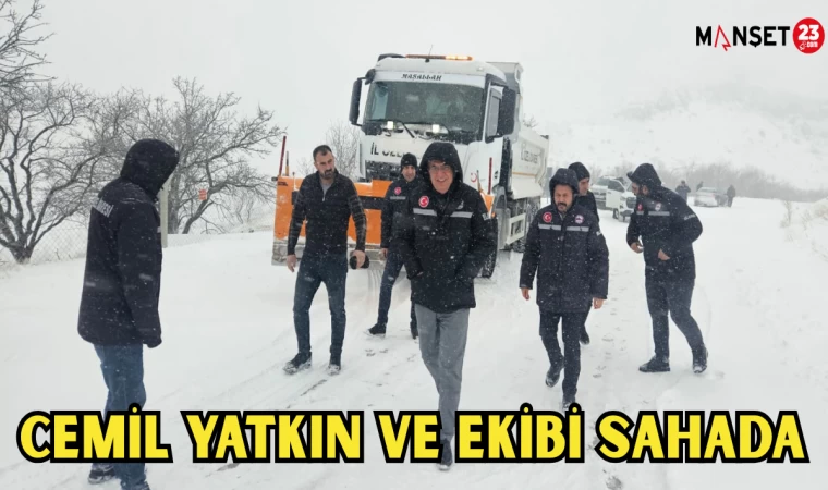 CEMİL YATKIN VE EKİBİ SAHADA