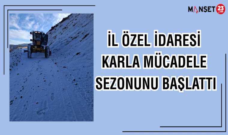 İl Özel İdaresi Karla Mücadele Sezonunu Başlattı