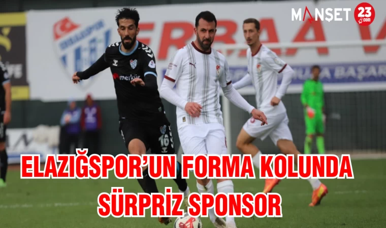 Elazığspor’un Forma Kolunda Sürpriz Sponsor