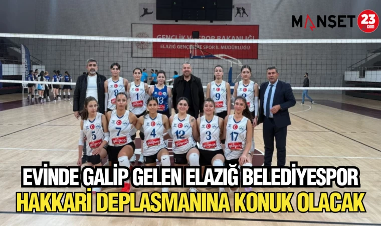 Evinde Galip Gelen Elazığ Belediyespor, Hakkari Deplasmanına Konuk Olacak