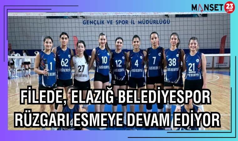 Filede, Elazığ Belediyespor Rüzgarı Esmeye Devam Ediyor