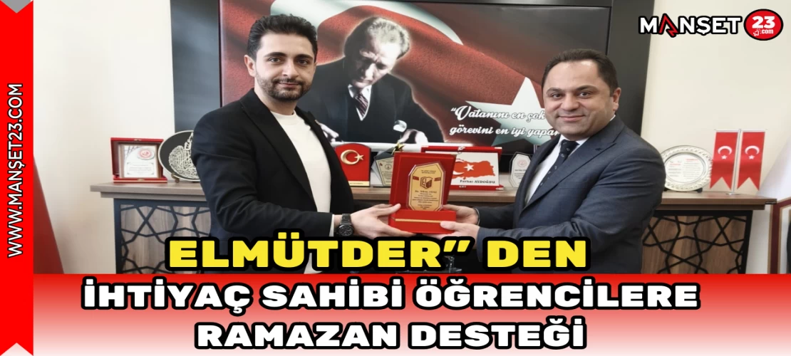 "ELMÜTDER" DEN İhtiyaç Sahibi Öğrencilere Ramazan Desteği