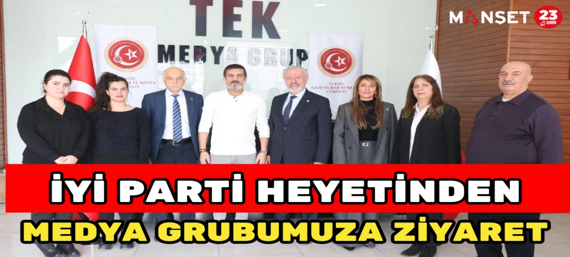 İYİ PARTİ HEYETİNDEN MEDYA GRUBUMUZA ZİYARET