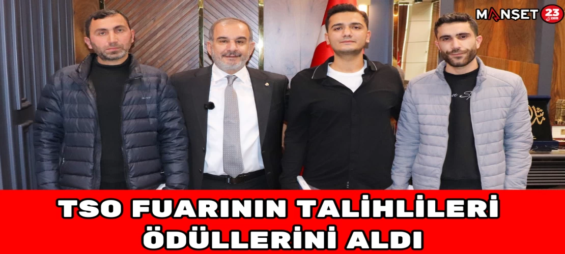 "TSO" Fuarının Talihlileri Ödüllerini Aldı
