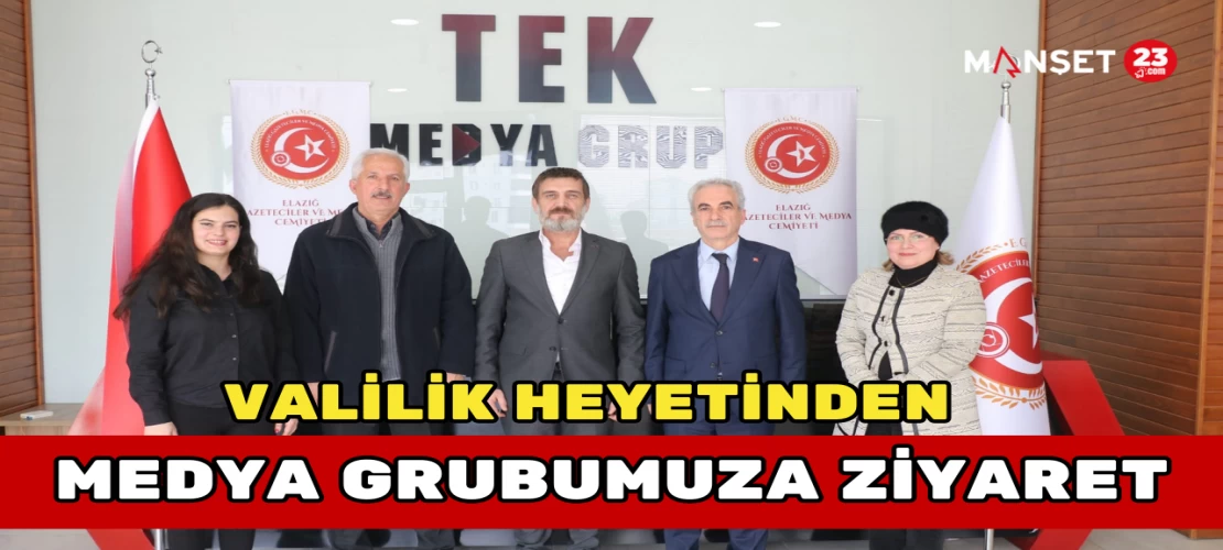 Valilik Heyetinden Medya Grubumuza Ziyaret