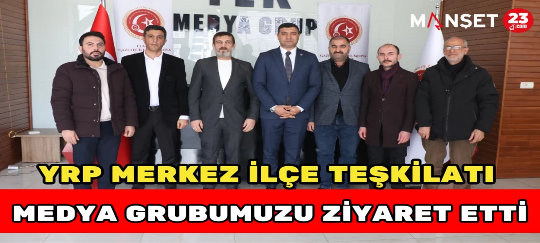 YRP Merkez İlçe Teşkilatı Medya Grubumuzu Ziyaret Etti