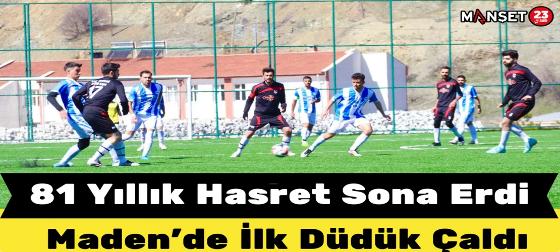 81 Yıllık Hasret Sona Erdi, Maden’de İlk Düdük Çaldı