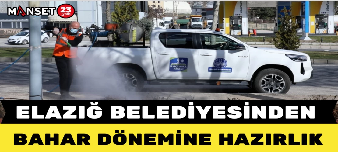 Elazığ Belediyesinden Bahar Dönemine Hazırlık