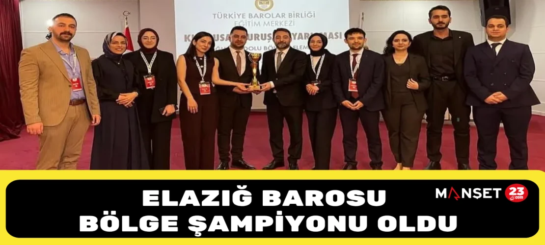 Elazığ Barosu Bölge Şampiyonu Oldu