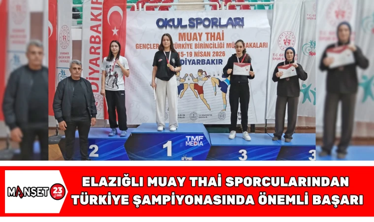ELAZIĞLI MUAY THAİ SPORCULARINDAN TÜRKİYE ŞAMPİYONASINDA ÖNEMLİ BAŞARI