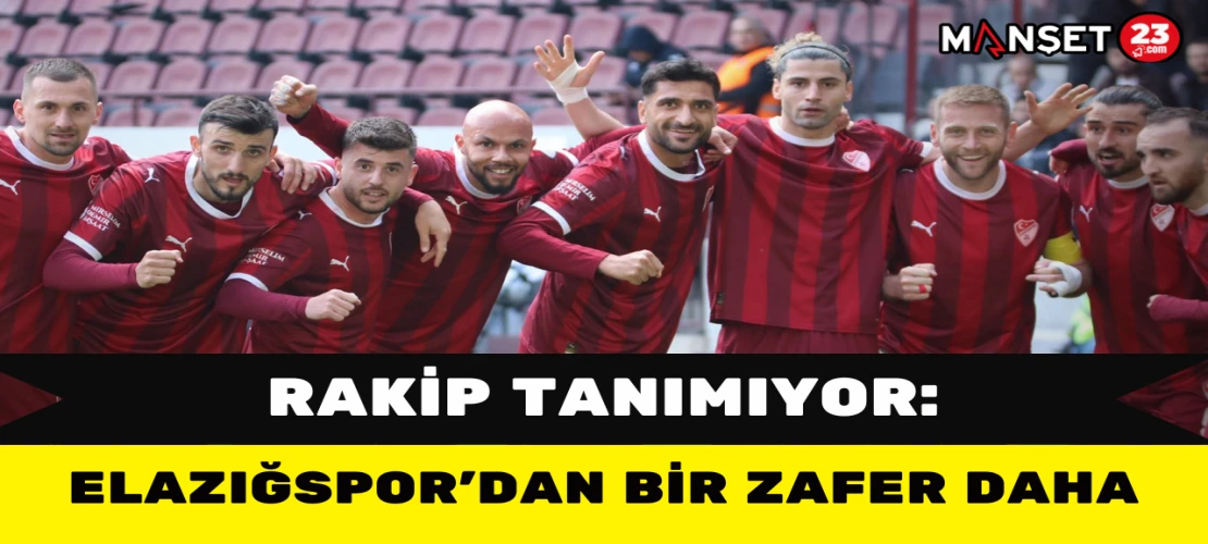 Rakip Tanımıyor: Elazığspor’dan Bir Zafer Daha