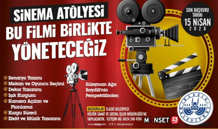 Sinema Atölyesine Başvurular Devam Ediyor