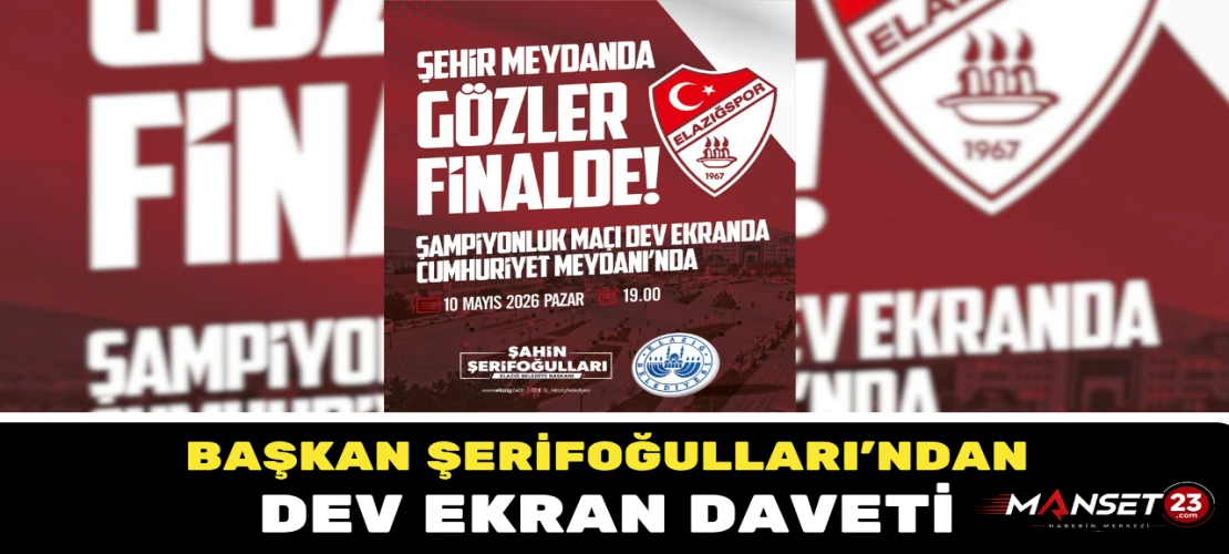 Başkan Şerifoğulları’ndan Dev Ekran Daveti