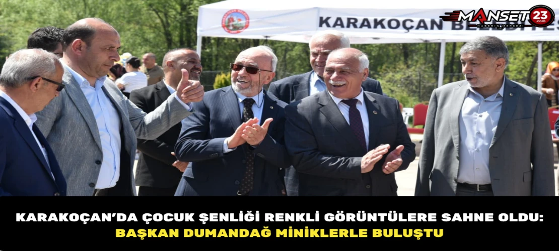 Karakoçan’da Çocuk Şenliği Renkli Görüntülere Sahne Oldu: Başkan Dumandağ Miniklerle Buluştu