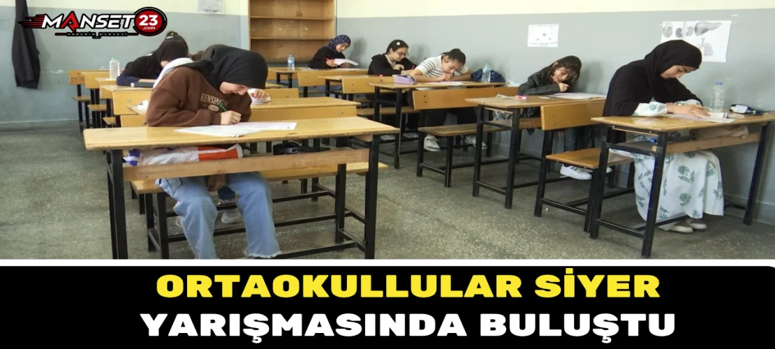 Ortaokullular Siyer Yarışmasında Buluştu