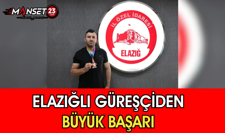 Elazığlı Güreşçiden Büyük Başarı